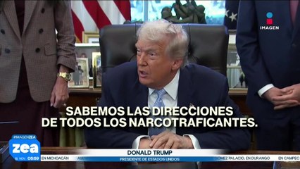 Donald Trump declara que no está contento con México por el combate al crimen organizado