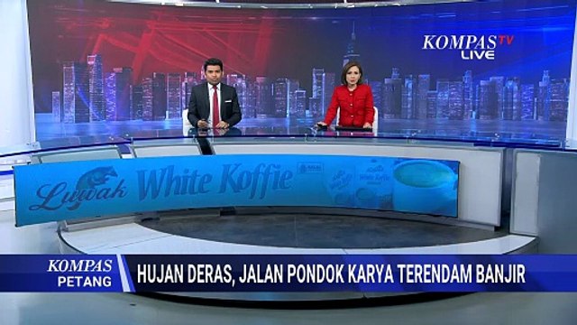 Hujan Deras, Pondok Karya Jaksel Terendam Banjir | KOMPAS PETANG
