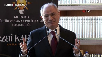 Yazar ve şair Sezai Karakoç için AK Parti Genel Merkezi'nde anma