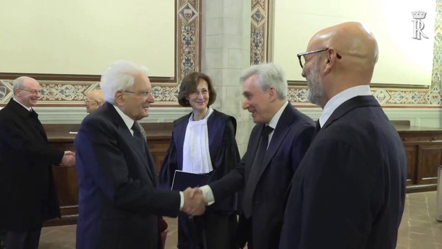 Mattarella all'inaugurazione dell'Anno Accademico a Lucca
