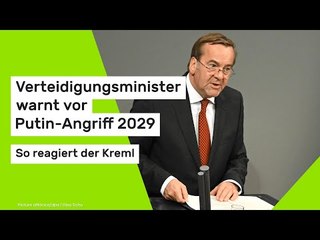 Verteidigungsminister warnt vor Putin-Angriff 2029 - so reagiert der Kreml