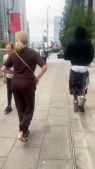 “She pulled him to get his attention got me😭😭😭😭”