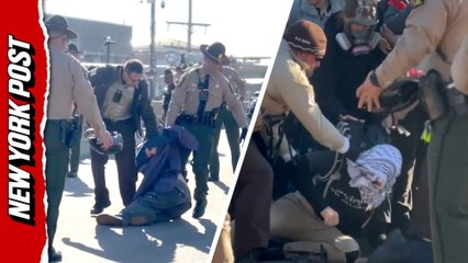 Faith leaders dragged off and arrested at ICE protest near Chicago