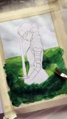 In stillness ❤️ whispered ,Peace #fantasyworld #art #fantasyart #artideas #painting #love #painting