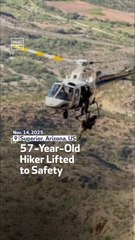 57-Year-Old Hiker Lifted to Safety