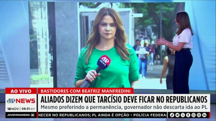 Políticos de direita dizem que Tarcísio deve ficar no Republicanos; Beraldo e Trindade comentam