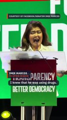 Imee accuses Bongbong Marcos and First Family of drug use | The wRap