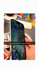 My bestie buy screen privacy protection from OlX 😂