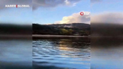 Sapanca Gölü'nde esrarengiz görüntü