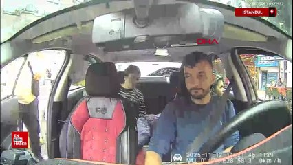 İstanbul'da böcek ailesinin taksiyle hastaneye gittiği anların görüntüsü ortaya çıktı