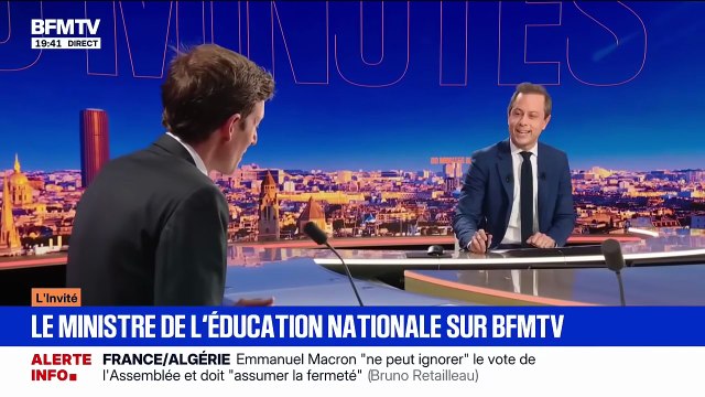 Le ministre de l'Éducation Édouard Geffray se défend de scolariser ses enfants dans le privé, une opération de communication selon Mediapart