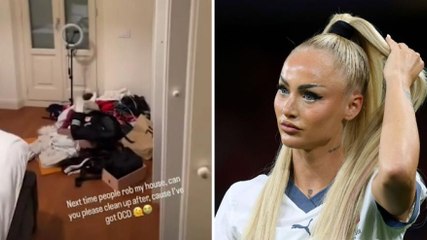 Furto in casa di Alisha Lehmann: il video pubblicato dopo la scoperta