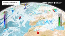 Uma frente poderá trazer chuva a Portugal dentro de poucos dias