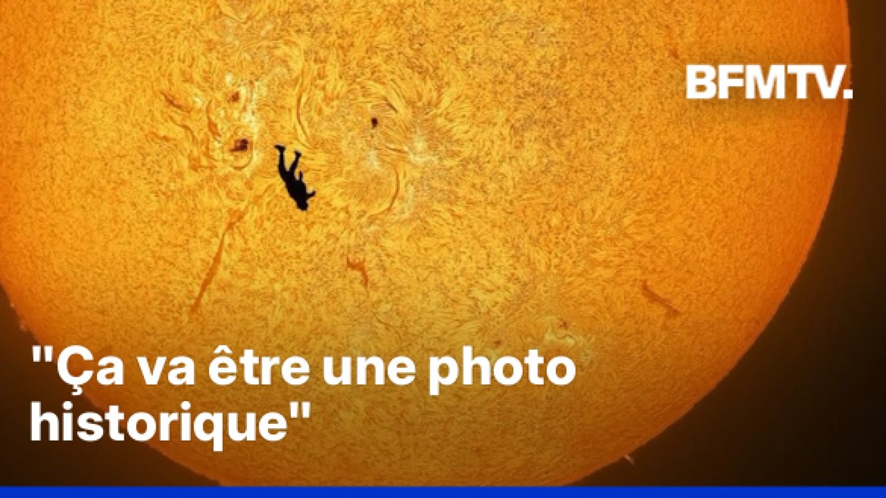 "La chute d'Icare": les coulisses de la photo du parachutiste devant le soleil qui a fait le tour des réseaux sociaux