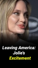 Angelina Jolie Reportedly 'At Ease' And 'Excited' To Leave The U.S. For Europe