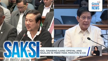 Lacson - Bernardo, sinabing ilang opisyal ang gumamit ng pangalan ni PBBM para paikutin si Co | Saksi