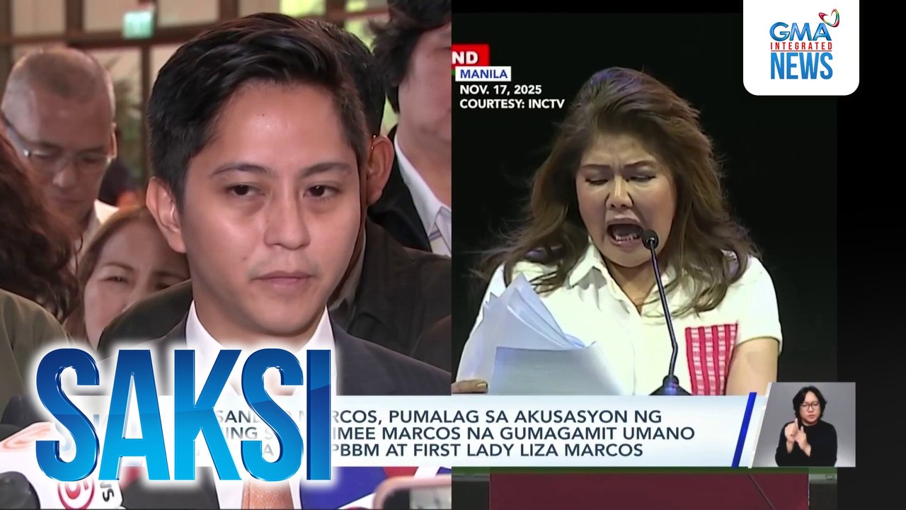 Rep. Sandro Marcos, pumalag sa akusasyon ng tiyahing si Sen. Imee Marcos na gumagamit umano ng droga sina PBBM at First Lady Liza Marcos | Saksi