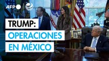 Trump abre puerta a operaciones antidrogas en México y diálogo con Maduro
