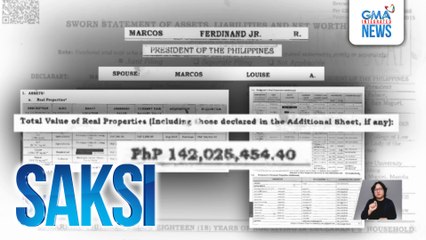 Net worth nina PBBM at First Lady Liza Marcos, nasa mahigit P389M base sa kanilang joint SALN; P1.375B naman kung magbabase sa report ng pribadong appraiser | Saksi