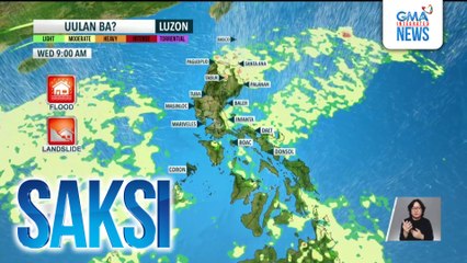 ITCZ, amihan, easterlies, shear line, patuloy na nakaaapekto sa bansa | Saksi