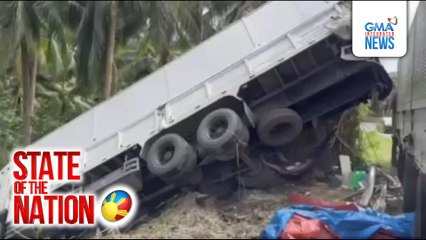Hulicam: Truck na nawalan daw ng preno, sumalpok sa truck | SONA