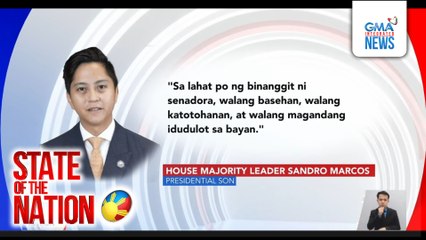 Sandro Marcos, pumalag sa tiyahin | SONA