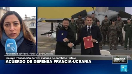 Informe desde París: Zelenski y Macron firman intensión de compra de aviones Rafale