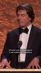 El emocionante discurso de Tom Cruise por su Oscar honorífico: "Hacer películas es quien soy"