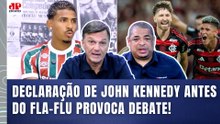 "Cara, ISSO que o John Kennedy FALOU sobre o Flamengo..." ENTREVISTA no Fluminense REPERCUTE!