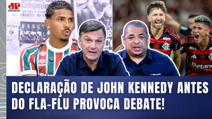 "Cara, ISSO que o John Kennedy FALOU sobre o Flamengo..." ENTREVISTA no Fluminense REPERCUTE!