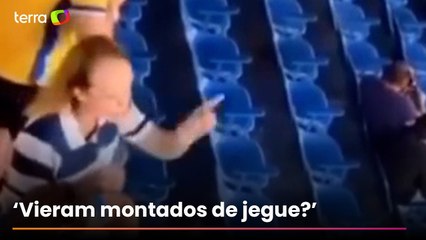 'Olha a tua cor': torcedora do Avaí é flagrada usando termos racistas contra torcida do Remo