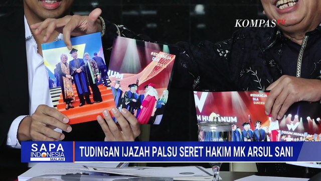 Tunjukkan Ijazah dan Foto Wisuda, Hakim MK Arsul Sani Bantah Tudingan Ijazah Palsu | SAPA MALAM