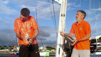 Guillaume Pirouelle et Cédric Chateau vainqueurs en Class40 - Voile - Transat Café L'Or