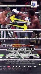 David Benavidez's ONE right hook CHANGED EVERYTHING for Andrade!