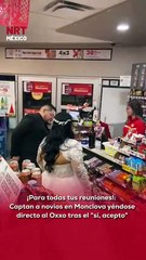 🤣 Una pareja de recién casados en #Monclova se ha vuelto viral por su primera "parada obligatoria" después de la iglesia: ¡un Oxxo!