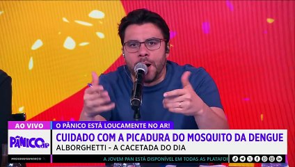 QUEM PICA MAIS BUNDA DO BRASILEIRO: DENGUE OU IMPOSTOS DO GOVERNO? ALBORGHETTI DESCE O CACETE-TE