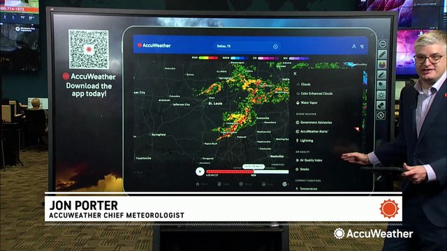 Tracking thunderstorms and lightning on the free AccuWeather app