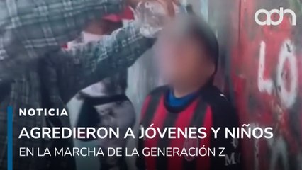 Represión en la marcha de la generación Z, menores resultan heridos por abuso de autoridad