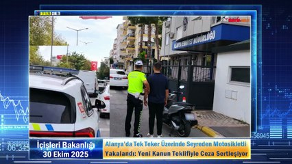 Alanya’da Tek Teker Üzerinde Seyreden Motosikletli Yakalandı: Yeni Kanun Teklifiyle Ceza Sertleşiyor