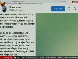 Pdte. Maduro: Toda Venezuela se une en una misma devoción, para venerar a la Virgen de Chiquinquirá