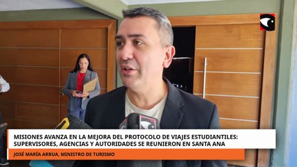 Misiones avanza en la mejora del protocolo de viajes estudiantiles
