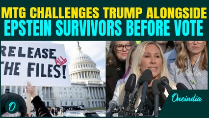 FULL VIDEO: Marjorie Taylor Greene EXPOSES Trump With Epstein Survivors Before BIG House Vote