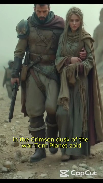 # Mann trägt verletzte Feindin, eine schöne Königin, 40 Meilen – sie befiehlt, seinen Planeten zu verschonen (V 227)