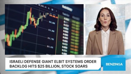 Israeli Defense Giant Elbit Systems Order Backlog Hits $25 Billion, Stock Soars
