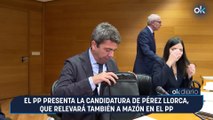 El PP presenta la candidatura de Pérez Llorca, que relevará también a Mazón en el PP valenciano