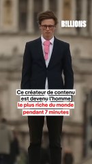🤑 Cet homme a été milliardaire pendant 7 minutes ⁉️
