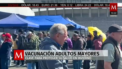 Vacunación, clave para proteger la salud de adultos mayores en invierno