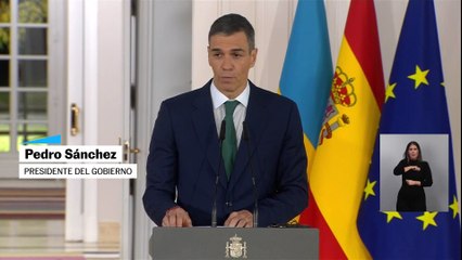 Sánchez anuncia 615 millones para armar a Ucrania y 202 más para la reconstrucción