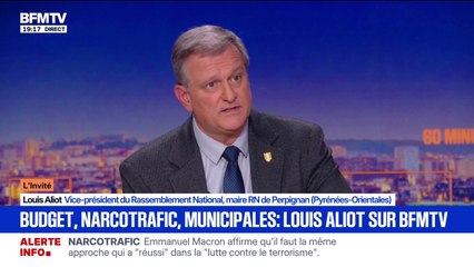 "Il faut mener une guerre" contre le narcotrafic, déclare Louis Aliot, maire RN de Perpignan