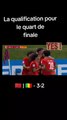 les lions de l'Atlas sont qualifiés pour le quart de finale  après la victoire sur le mali